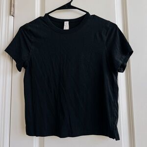 Lululemon Black Classic Fit Cotton-Blend T-Shirt